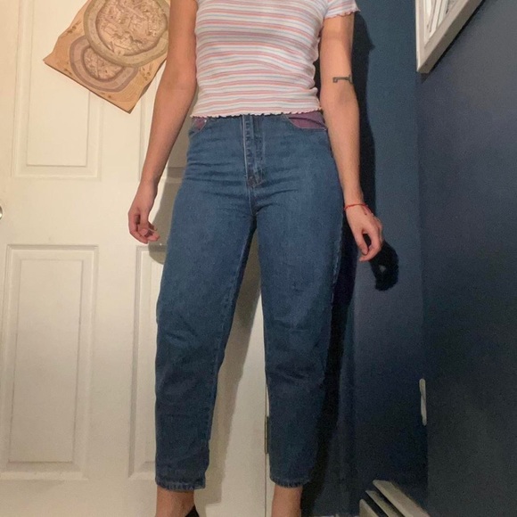 Shein Two-Toned Color Pockets Denim - Picture 3 of 3